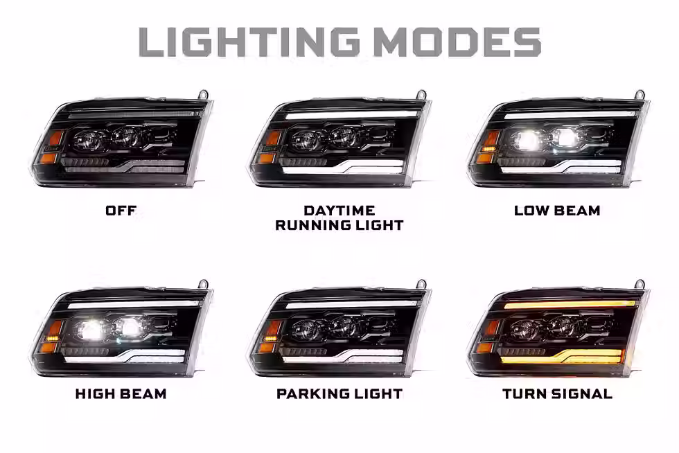 Thumbnail: 2009-2018 Dodge Ram 1500 Morimoto XB Evo Hybrid LED Headlights