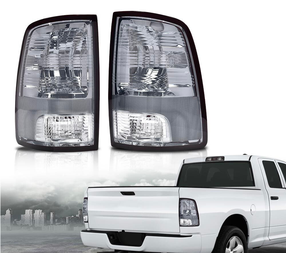 2009-2018 Dodge Ram Clear & Chrome Tail Lights