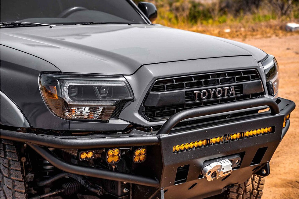 Thumbnail: 2012-2015 Toyota Tacoma Morimoto XB Hybrid LED Headlights (Amber DRL)
