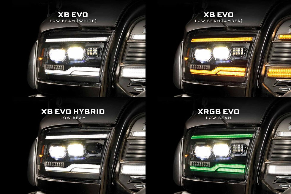 Thumbnail: 2009-2018 Dodge Ram 1500 Morimoto XB Evo Hybrid LED Headlights