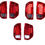 Thumbnail: 2014-2021 Toyota Tundra Morimoto XB Red LED Tail Lights