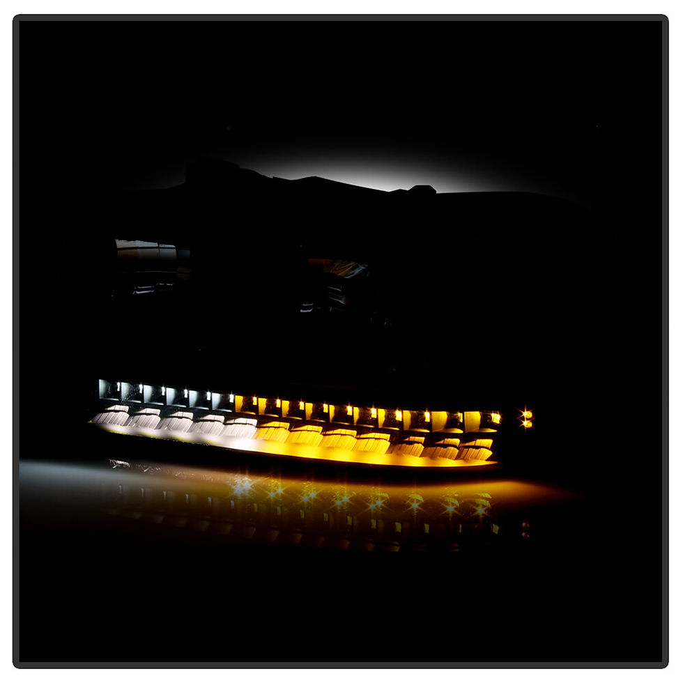 Thumbnail: 1999-2006 GMC Sierra LED Black Headlights