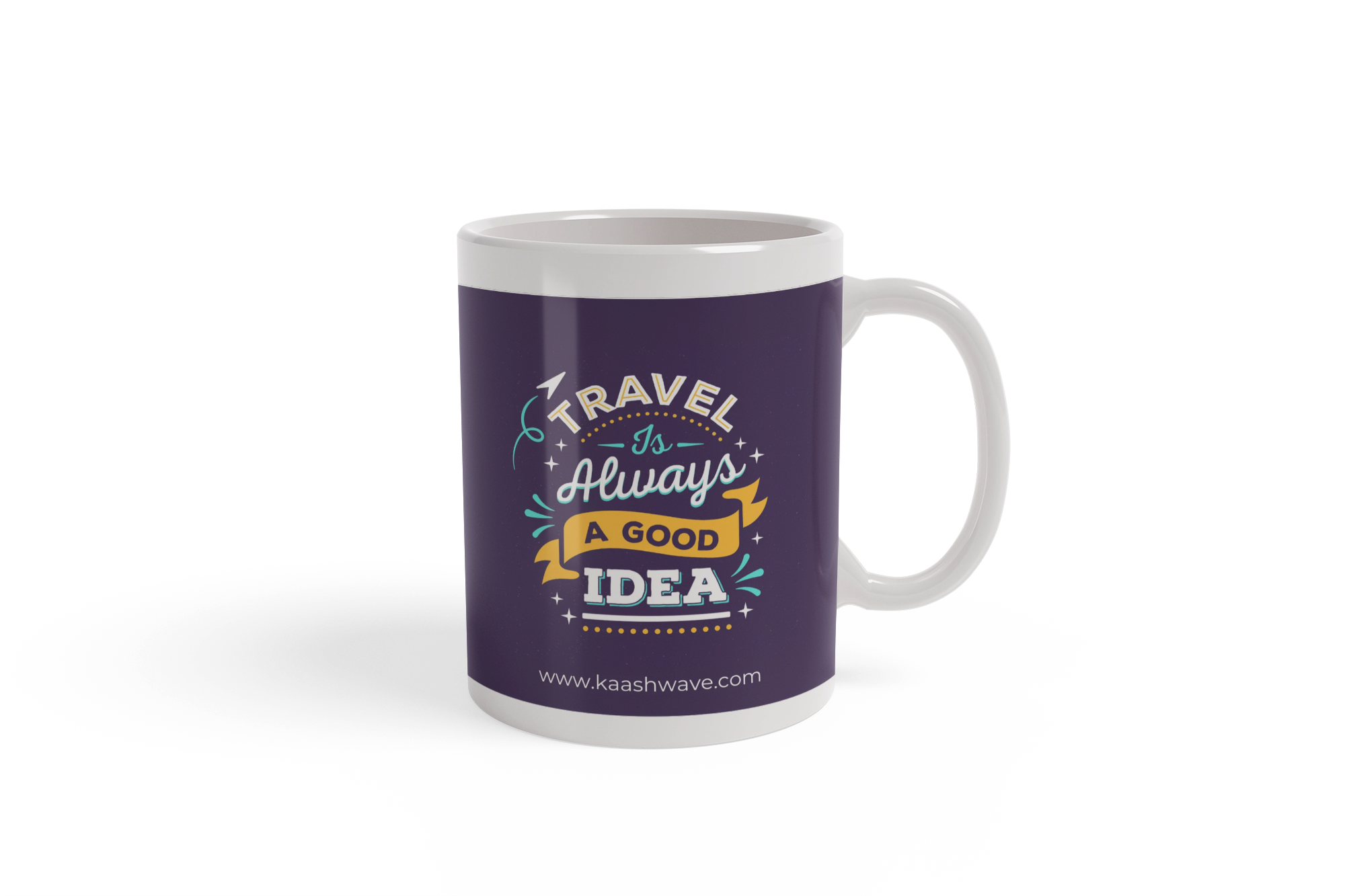 Travel is always a good idea coffee mug