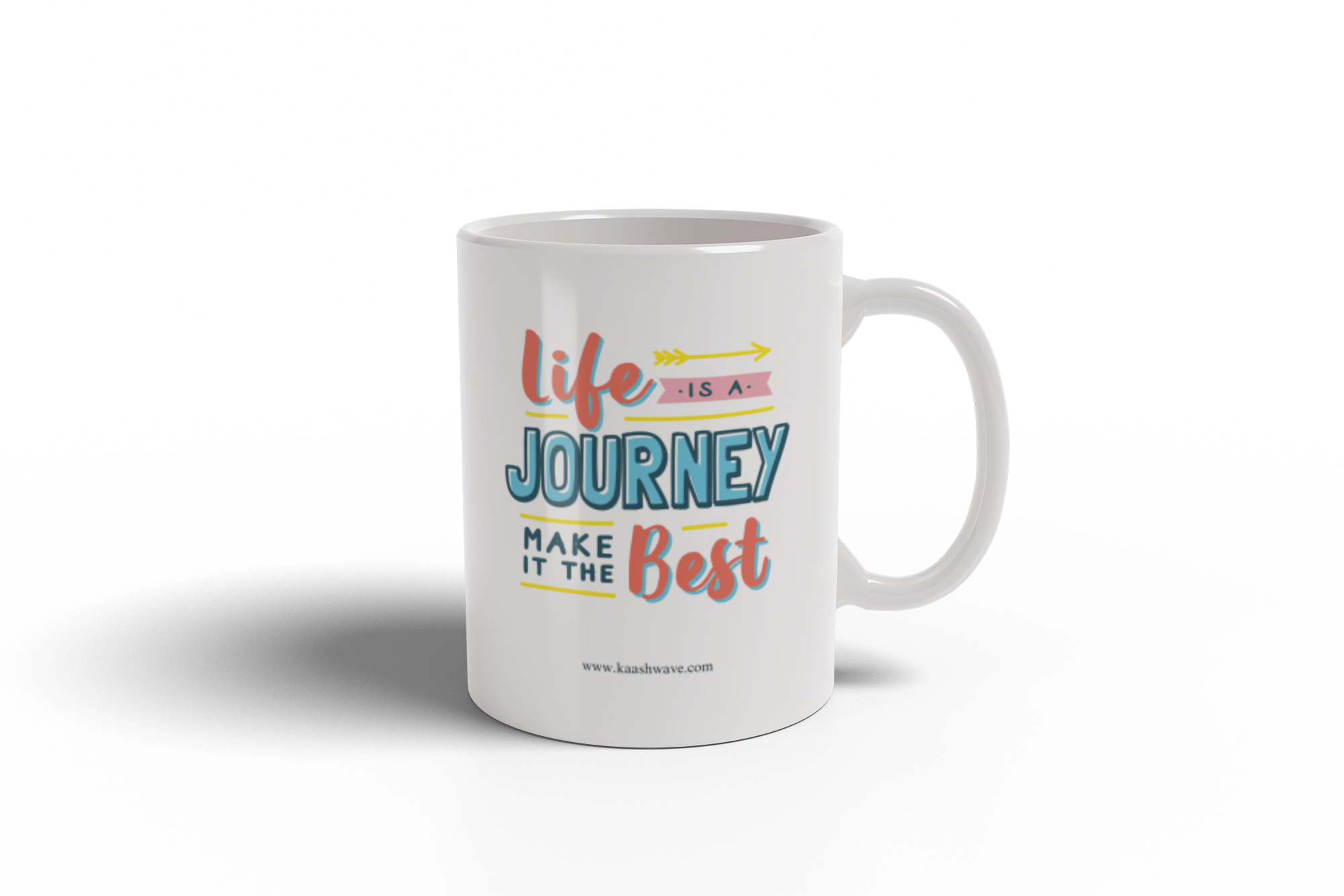 Life is a journey coffee mug