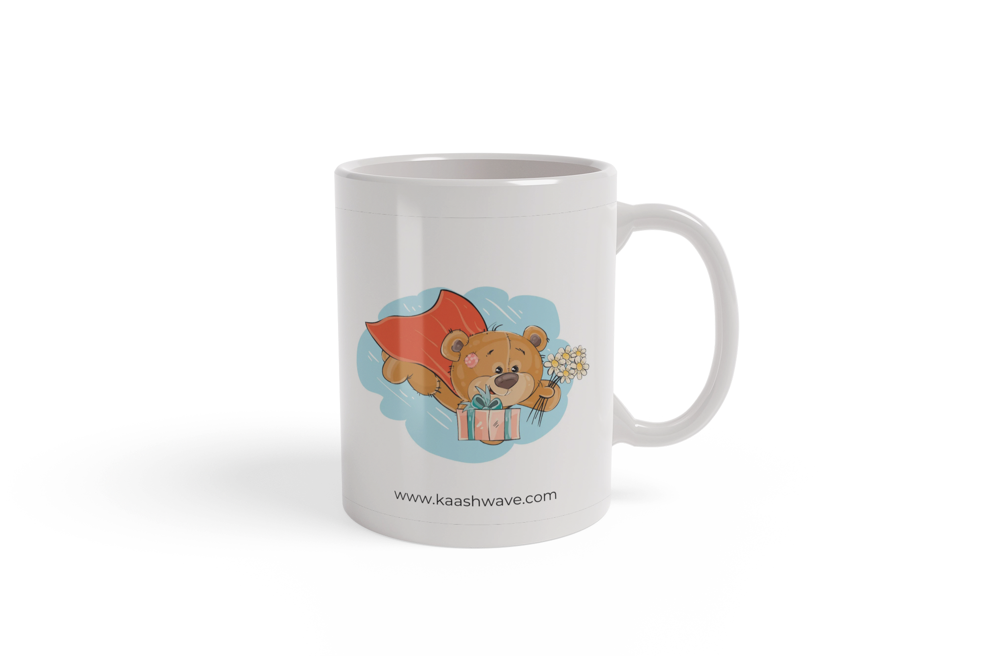 Cute Flying Teddy Coffee Mug