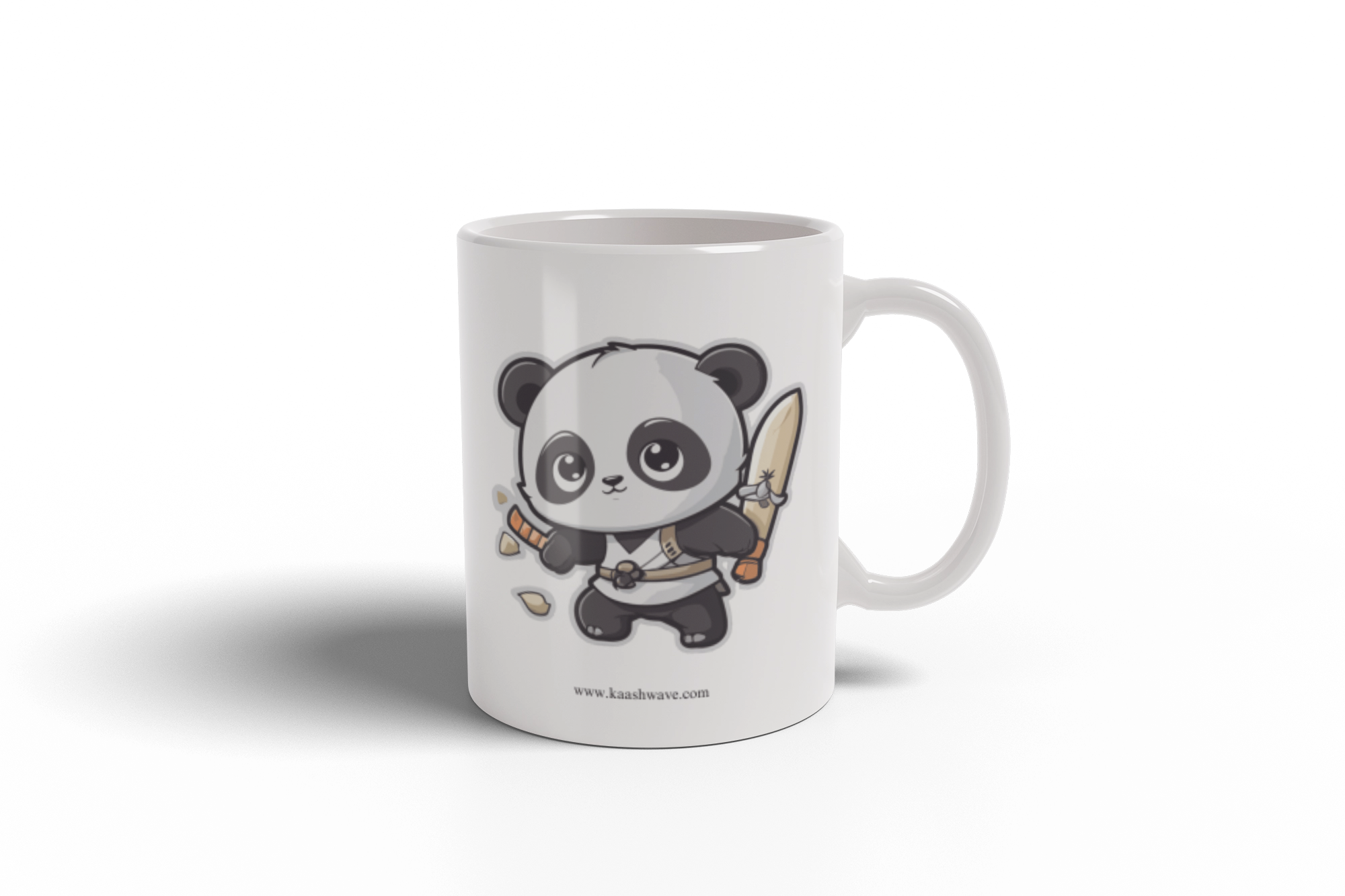 Cute Panda with sword Coffee Mug