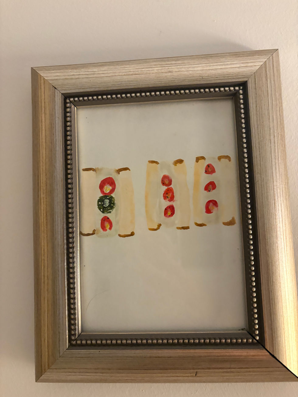 japanese fruit sando watercolor painting