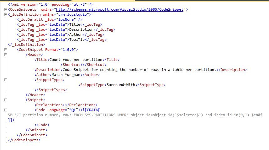 SQL Server Surround With Snippet
