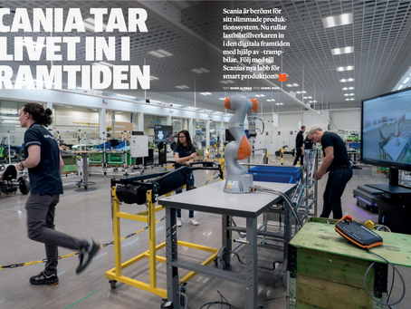 SCANIA Smart Factory Lab in IVA magazine #3
