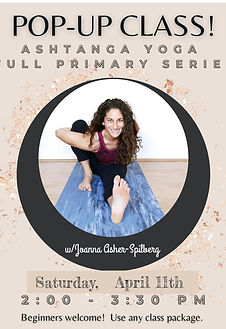 Ashtanga Yoga Full Primary Series Pop-Up