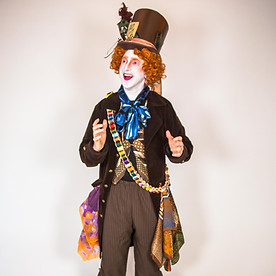 CIRCUS PICNIC Wonderland Character, Mad Hatter Entertainers at Corporate Picnic in Texas