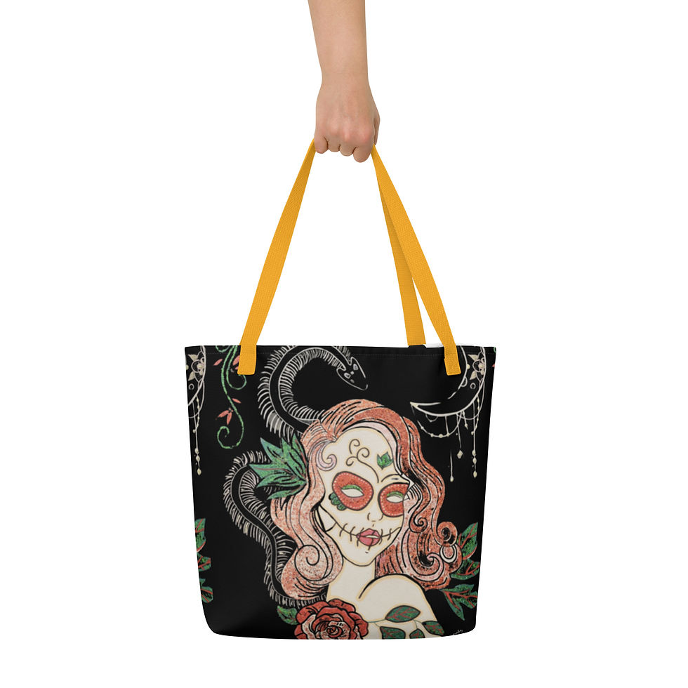 Thumbnail: All-Over Print Large Tote Bag