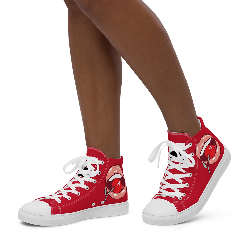 Thumbnail: Women’s high top canvas shoes