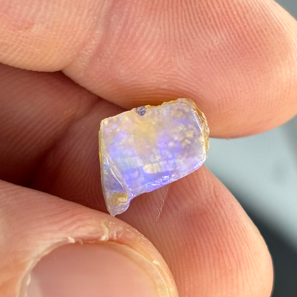 Thumbnail: Colorful Queensland Australia Raw Loose Yowah Opal Nuts With Rare Straw Pattern