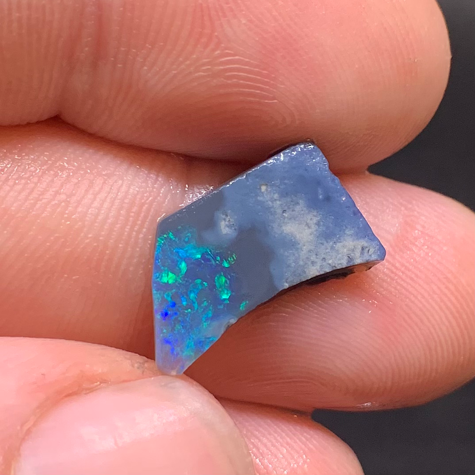 Thumbnail: Bright Multifired Australian Grawin Field Mulga Black Opal Rubs