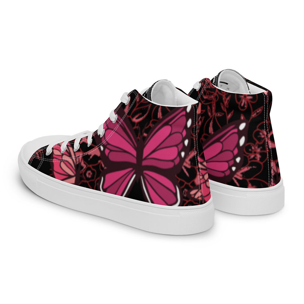 Thumbnail: Women’s high top canvas shoes