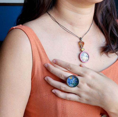 The starry night ring | Charites