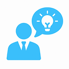 A Prerson with an Idea Representing IT Consulting Services