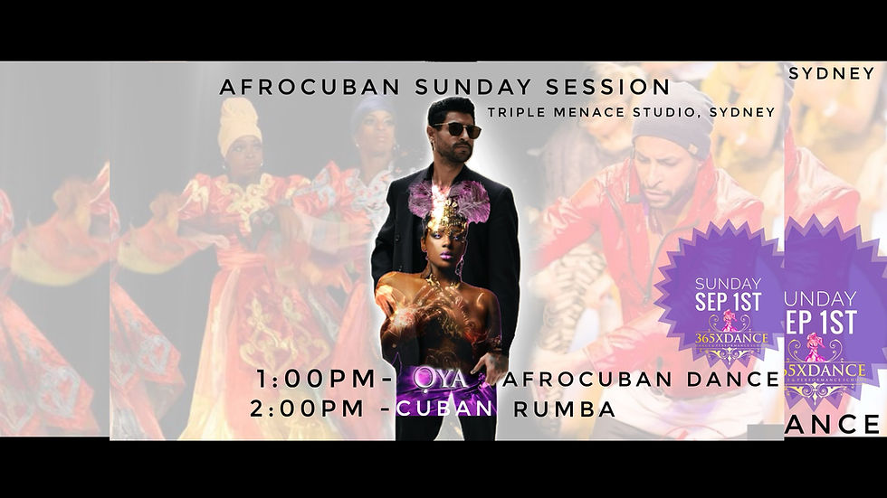 Sunday session Cuban Rumba and Oya afrocubano dance