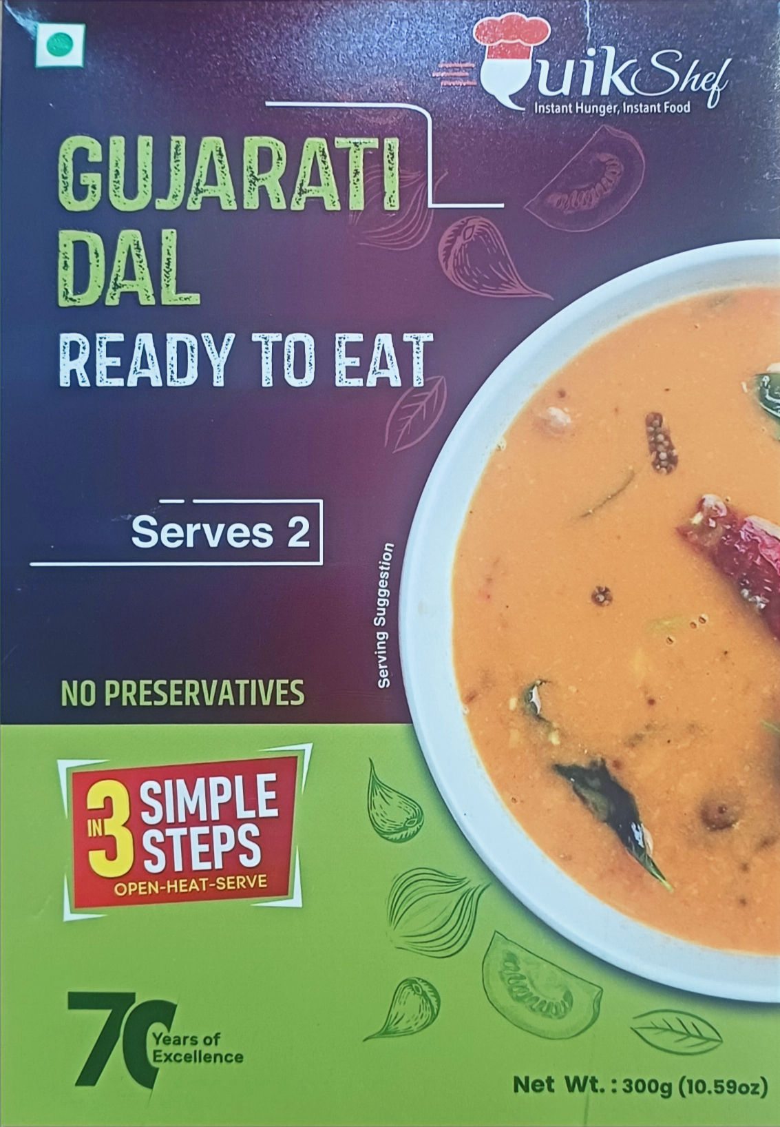 Quick Shef - Gujrati Dal RTE 300Gm