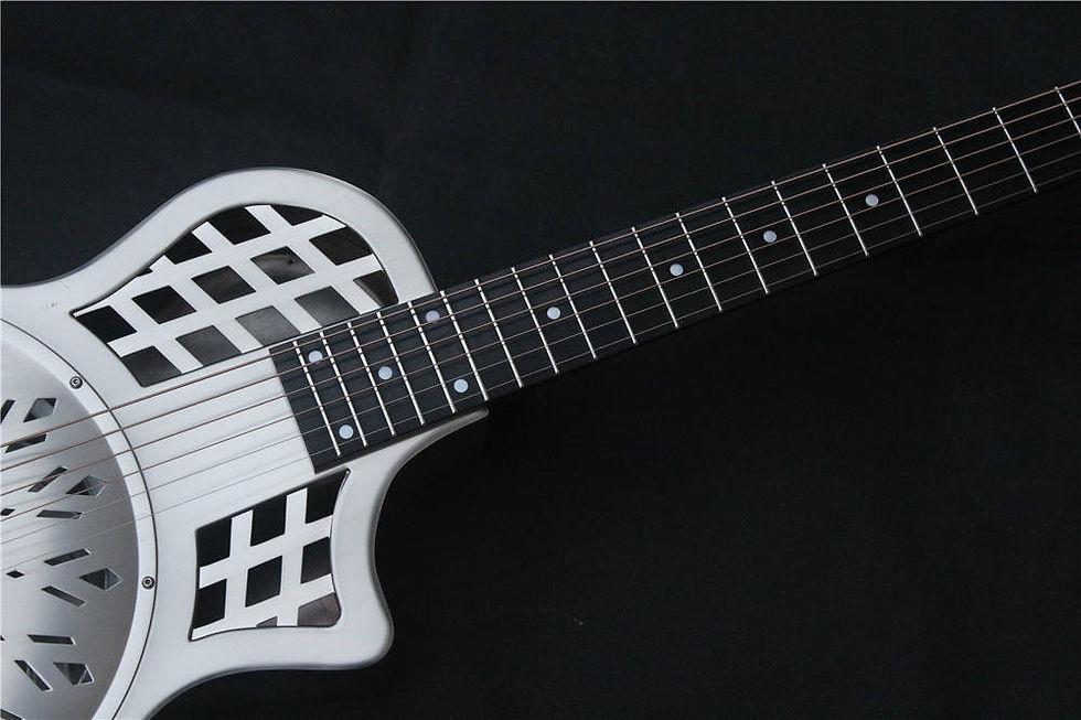 Thumbnail: Jonathan Matt Silver Parlor Resonator Guitar