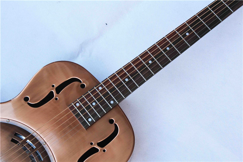 Thumbnail: Jonathan Vintage Copper Duolian Resonator Guitar