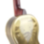 Thumbnail: Royal Brass Palm Parlor Resonator Guitar