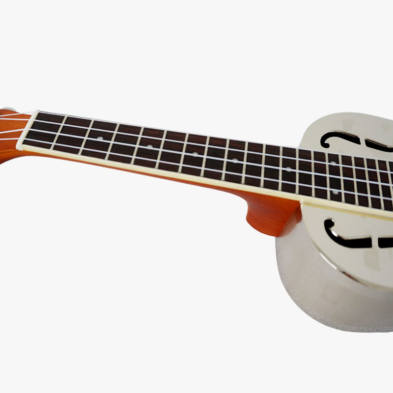 Thumbnail: Aiersi Gloss Chrome Palm Concert Resonator Ukulele