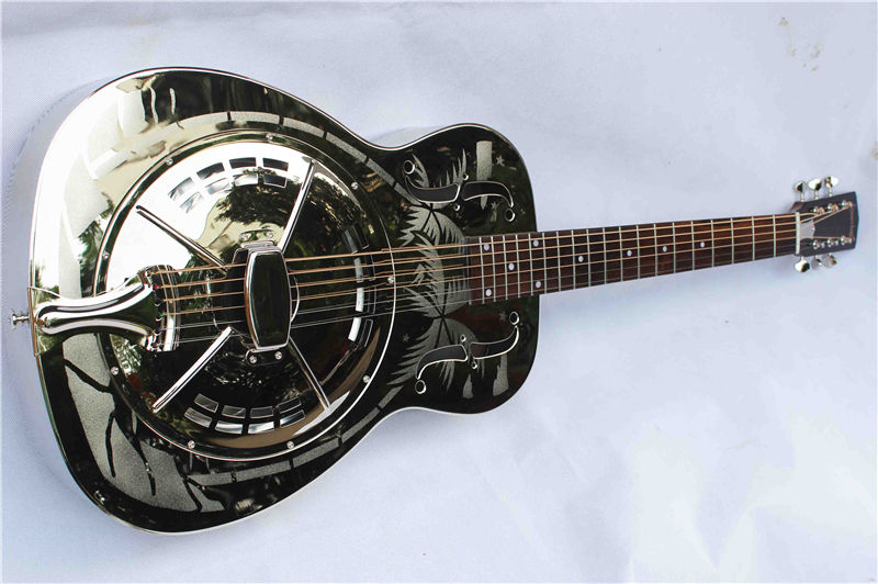 Thumbnail: Jonathan Gloss Nickel Palm Duolian Resonator Guitar