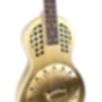 Thumbnail: Royal Brass Palm Parlor Resonator Guitar