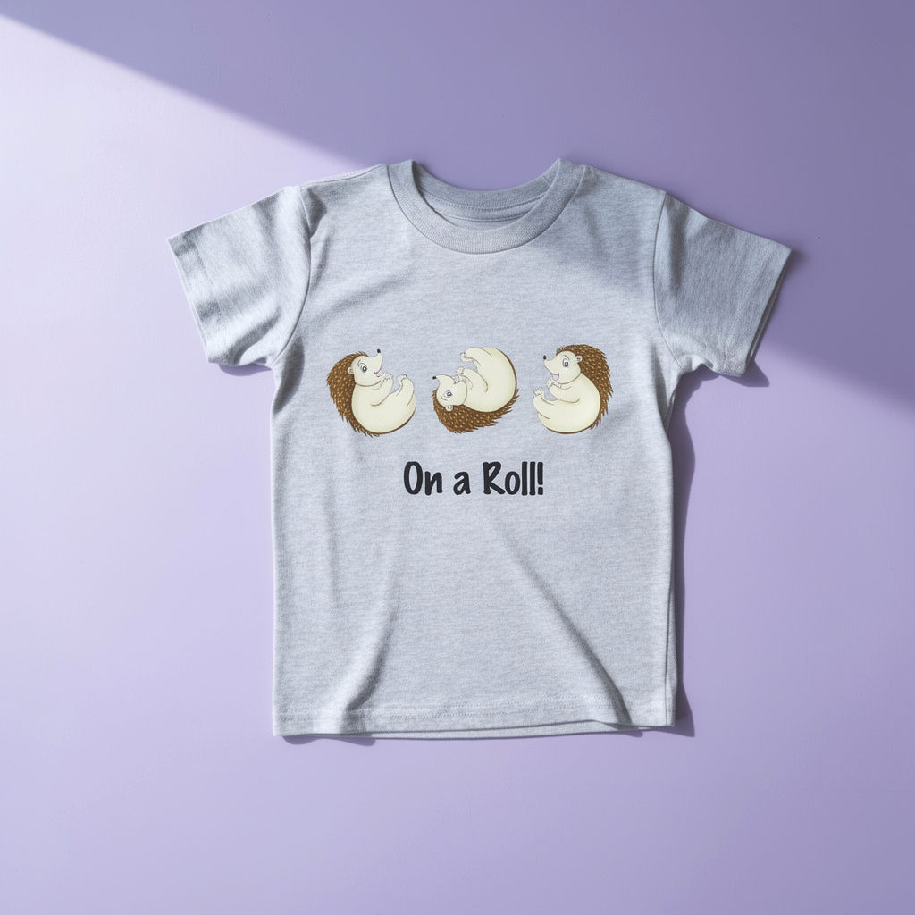 On a Roll! Hedgehog Toddler Tee