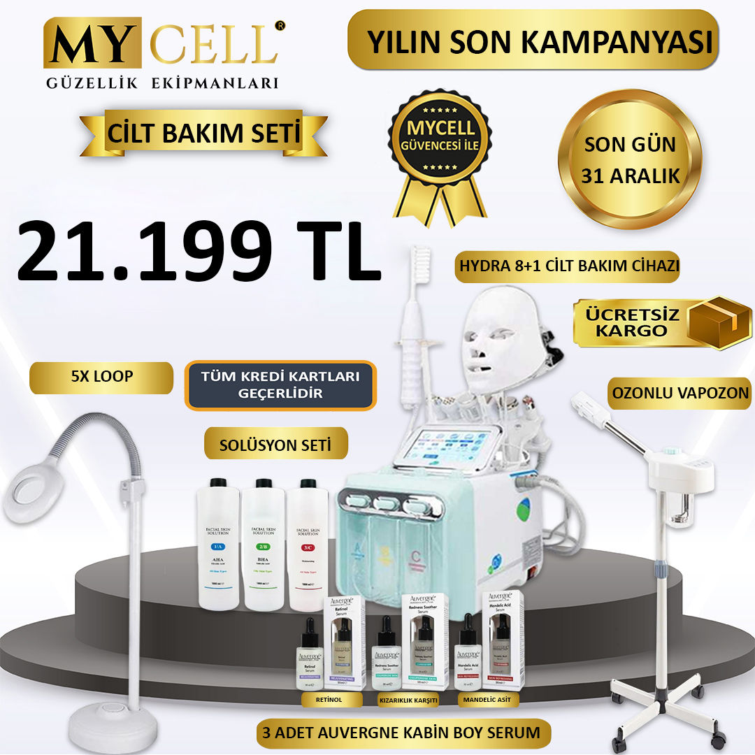 MYCELL Platinium Cilt Bakım Seti