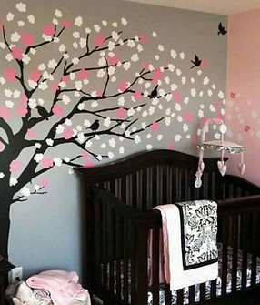 Miora's nursery Wall painting