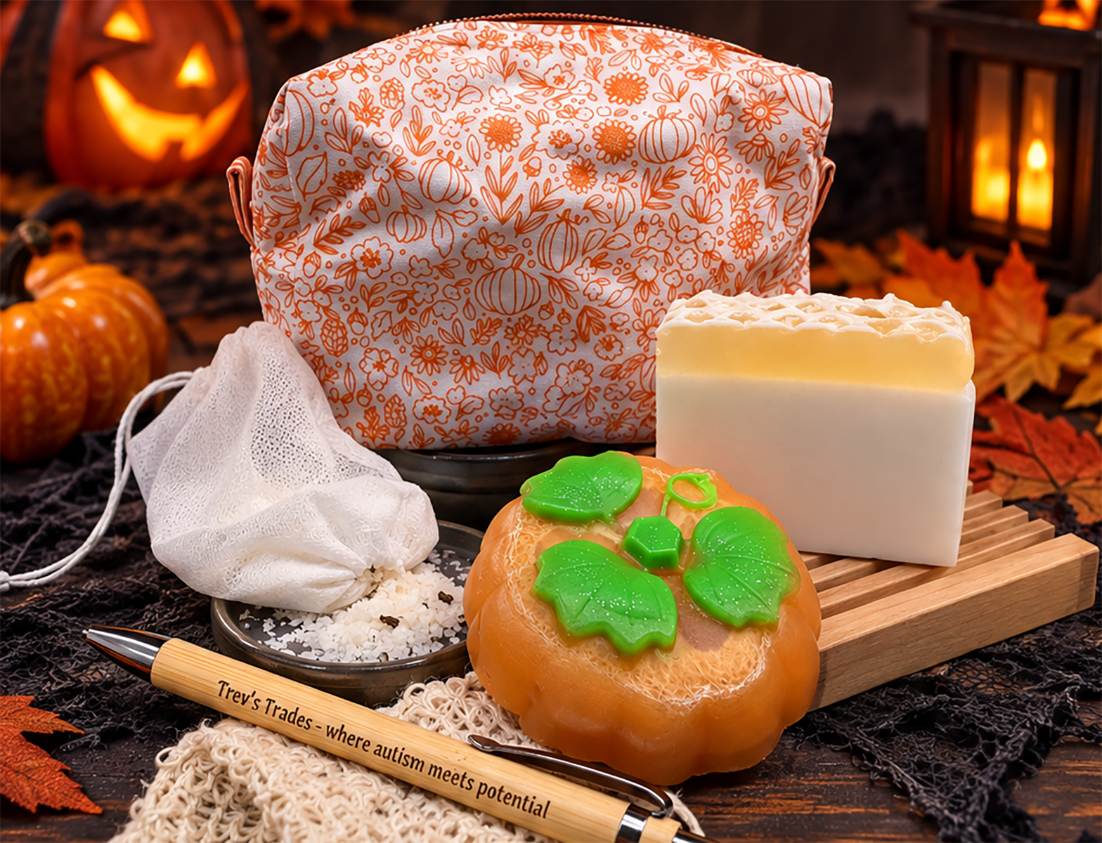 Pumpkin Spa Bag Gift Set