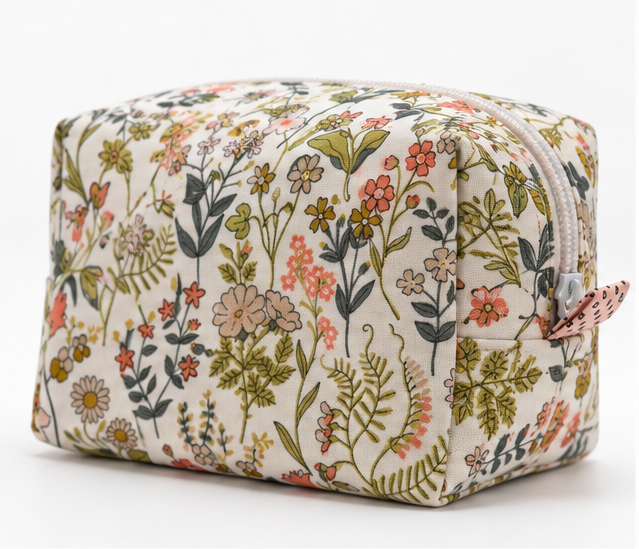 Spa Bags - Green & Orange Flowers