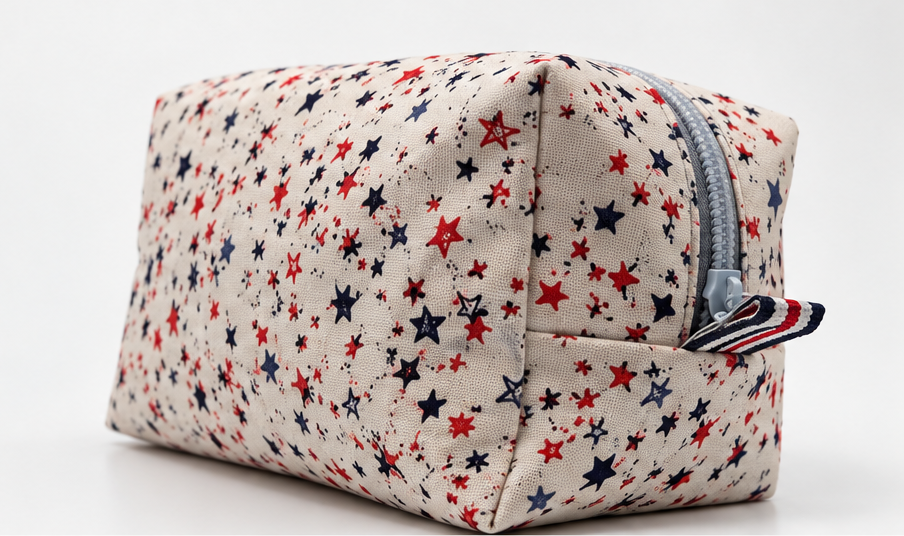 cSpa Bags - Small Blue & Red Stars