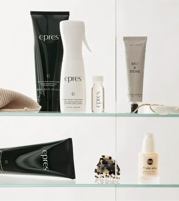 epses skincare products on shelf