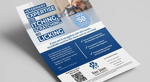 Community Veterinary Partners direct mail and email campaigns for veterinary clinics