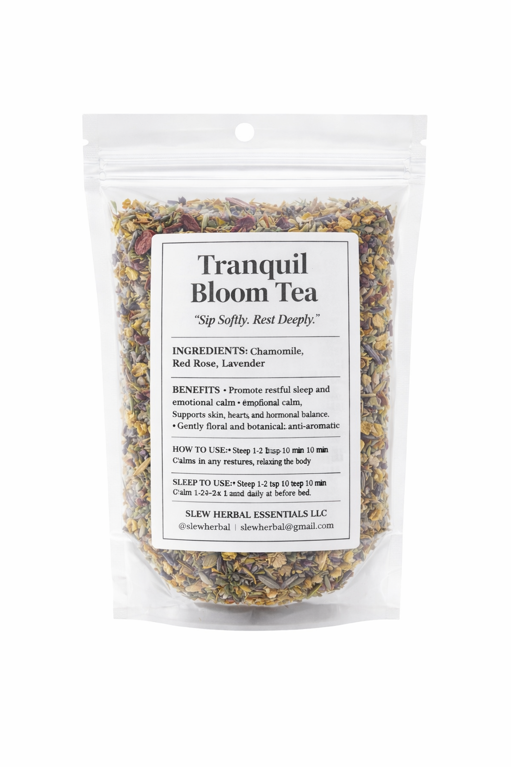 🌙 Tranquil Bloom Herbal Tea
