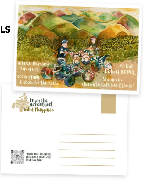 Thumbnail: Hand-Painted Illustrations printed on Postcard (A6)