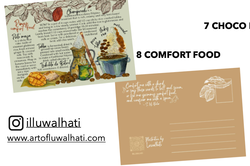 Thumbnail: Hand-Painted Illustrations printed on Postcard (A6)