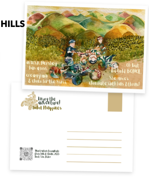Thumbnail: Hand-Painted Illustrations printed on Postcard (A5)