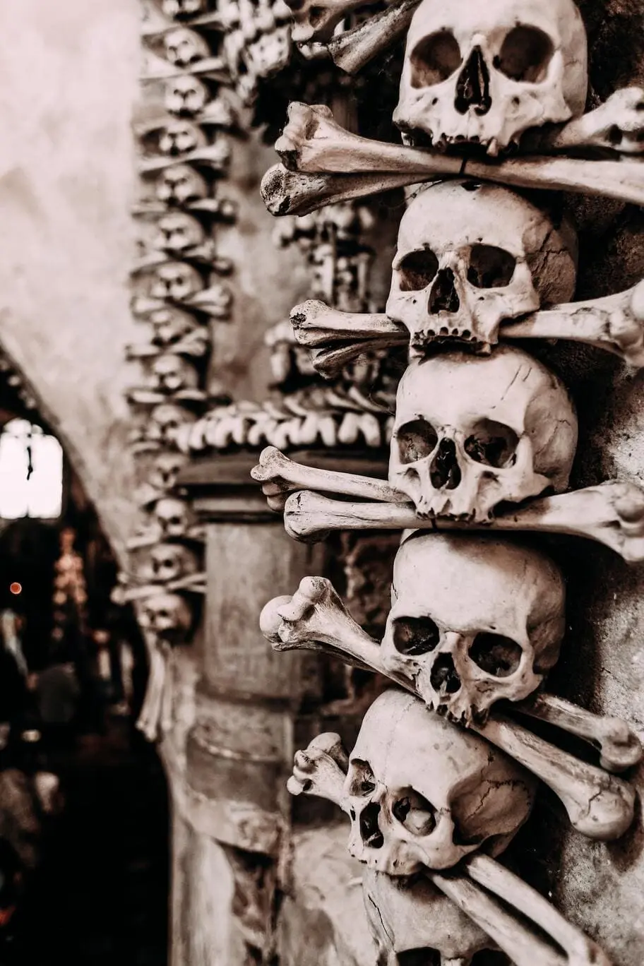squelettes montrant la mort et le deuil