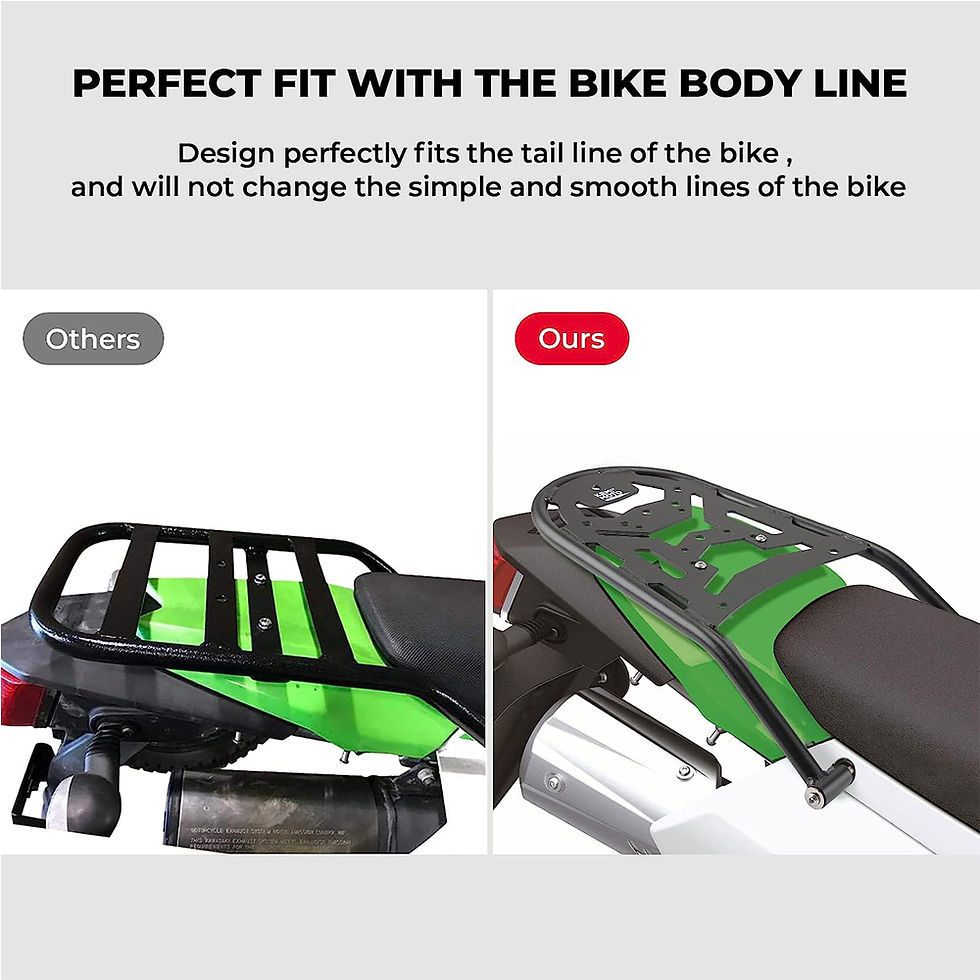 Thumbnail: KLX250S KLX300 Rear Rack Luggage Storage Rack Carrier Rear Tail Storage Rack Car