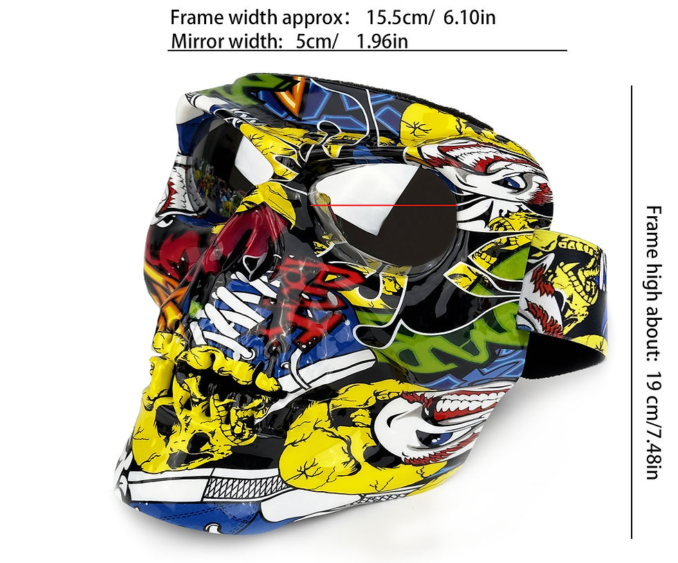 Thumbnail: Motorcycle Skull Mask Goggles