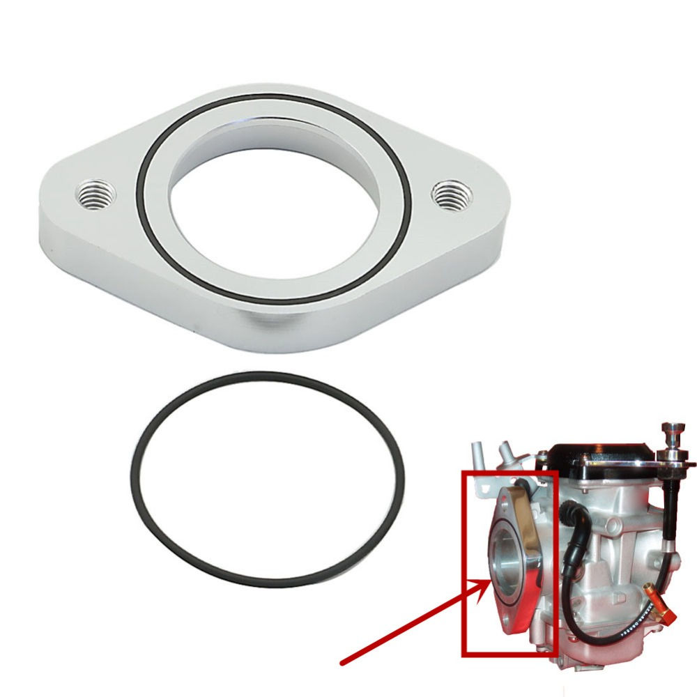 MOTORCYCLE CV40MM CARBURETOR ADAPTER FLANGE For Harley Sportster 883 Hugger XLH8
