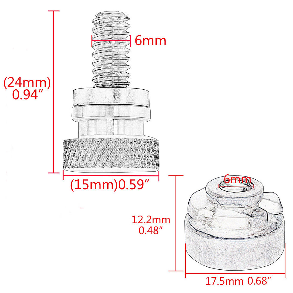 Thumbnail: Soto Seat Mount Bolt, 1/4" 20 Thread