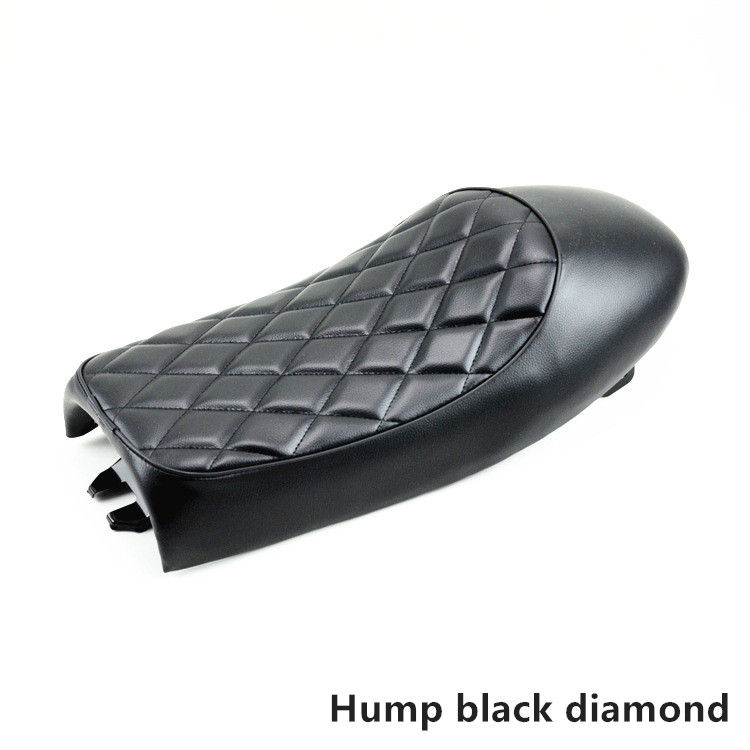 Thumbnail: Motorcycle Cafe Racer Vintage Replacement Hump Saddle Seat Bag Suitable Hump Cus
