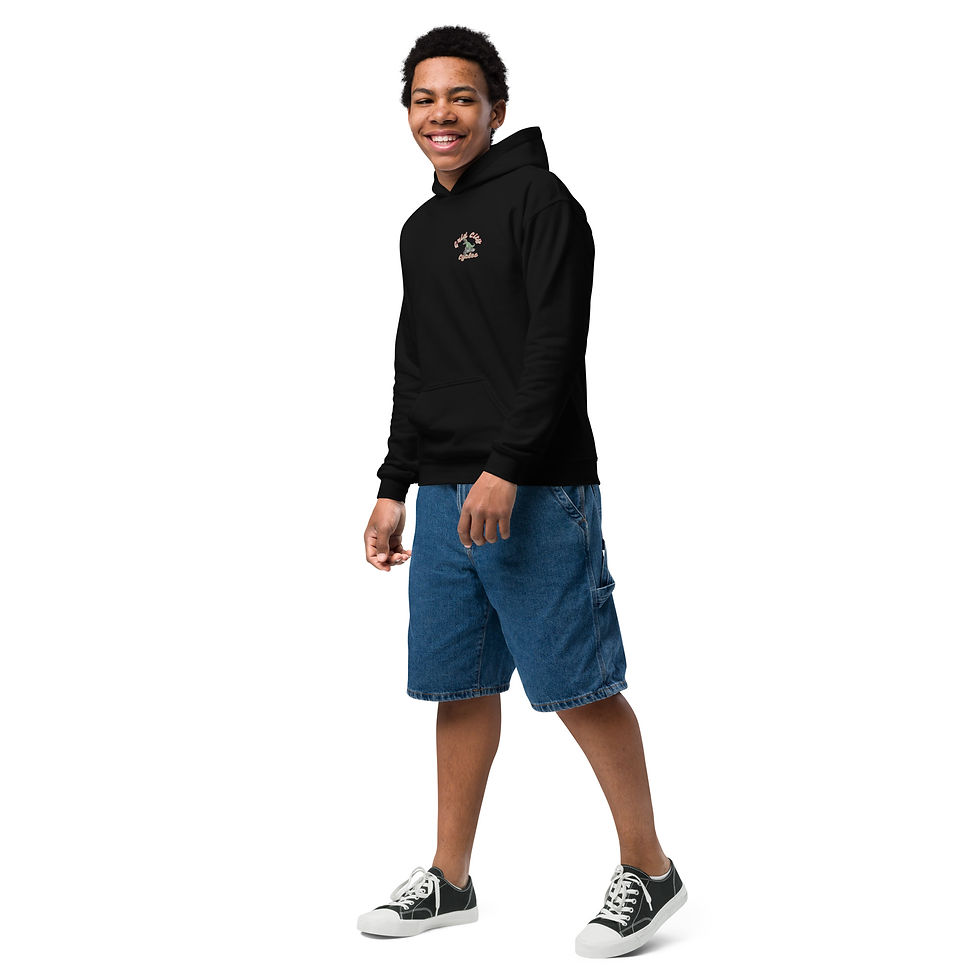 Thumbnail: Bikasourus Youth heavy blend hoodie