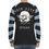 Thumbnail: Men's Long Sleeve T-shirt With Striped Sleeve